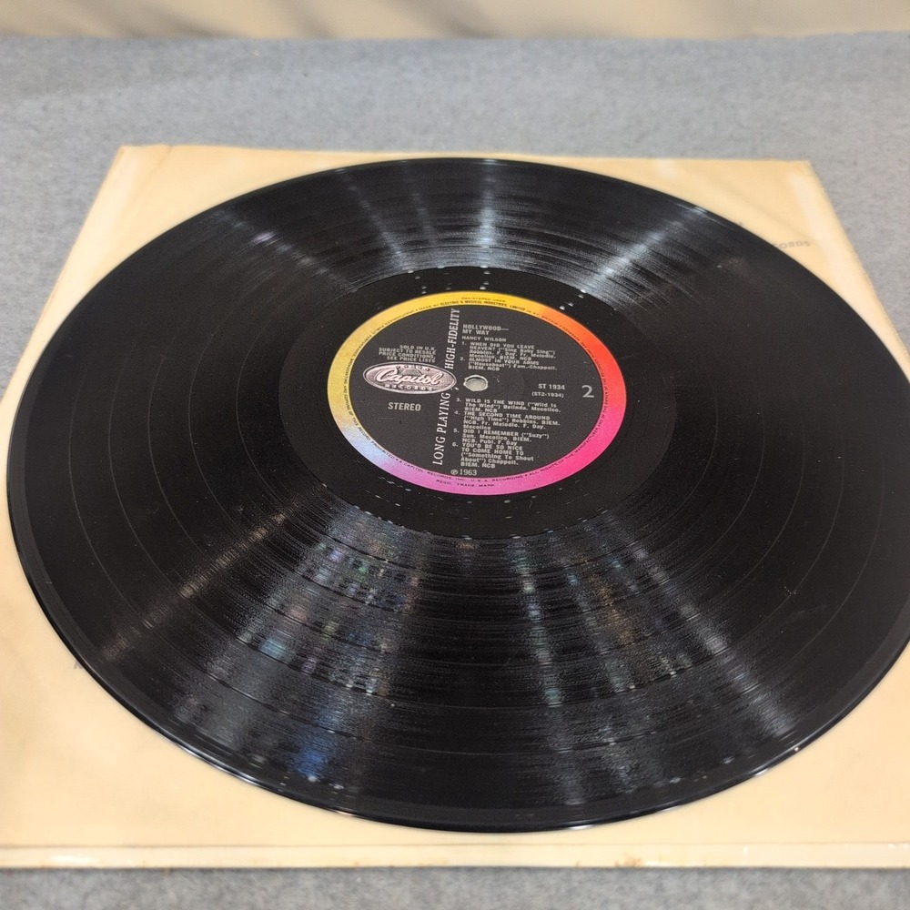 Nancy Wilson Hollywood My Way Vinyl LP 1963 Capitol ST 1934 Stereo Jazz Pop - Picture 5 of 6